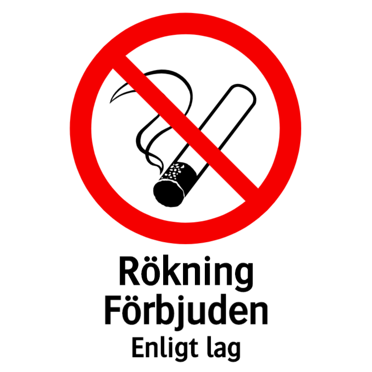 Rökning Förbjuden Enligt lag