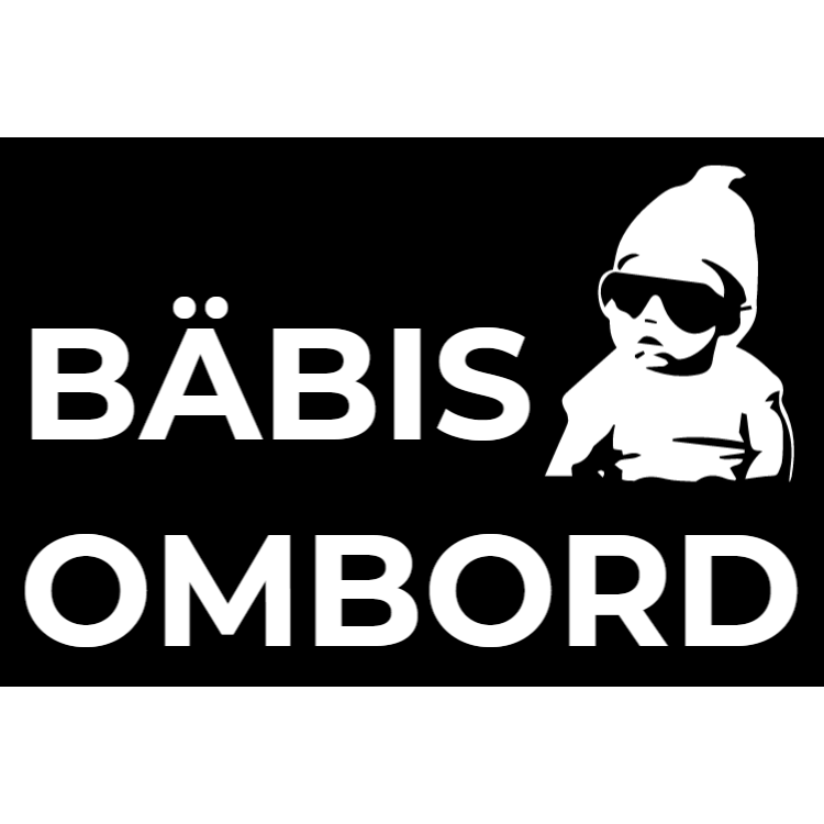 Trevlig bäbis ombord klistermärke