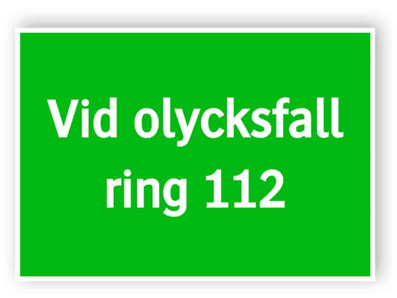 id olycksfall ring 112