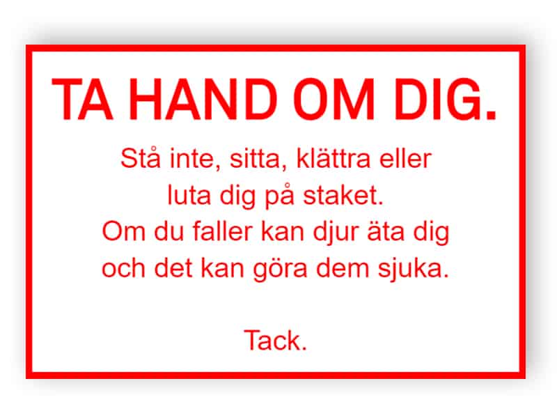 Husdjurskylt