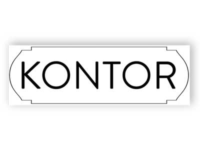 Kontorsskylt