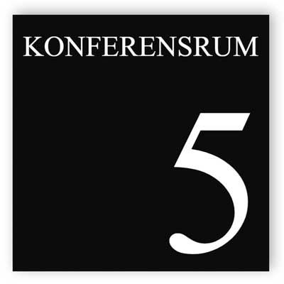 Konferensrumsskylt