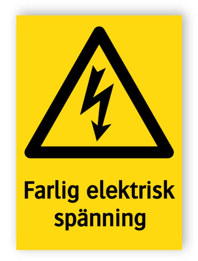 Farlig elektrisk spänning