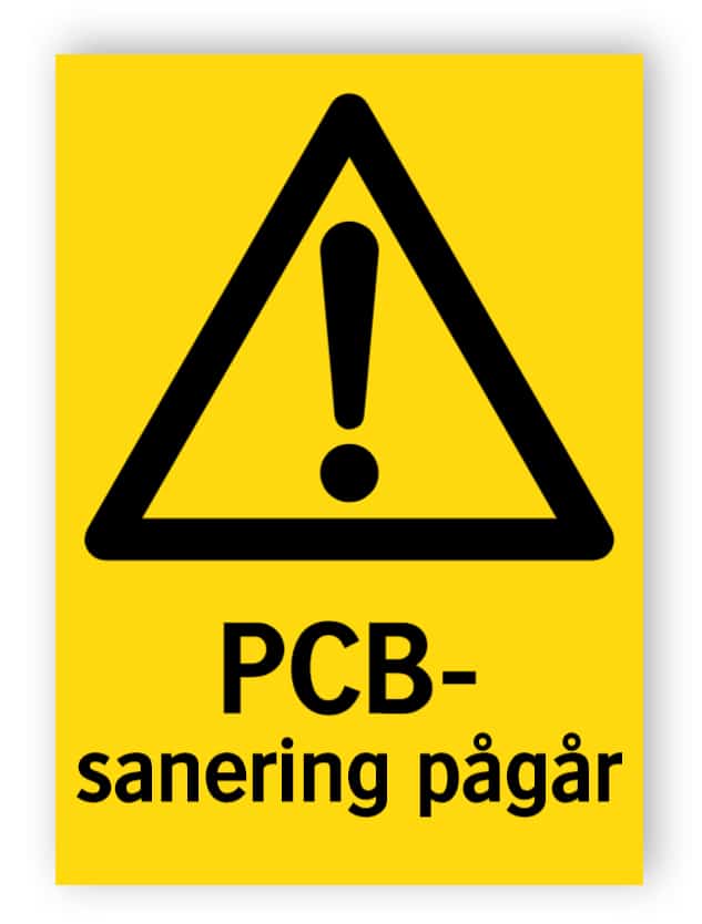 PCB-sanering pågår