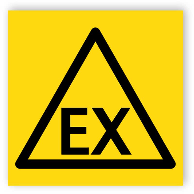 Explosiv atmosfär symbol