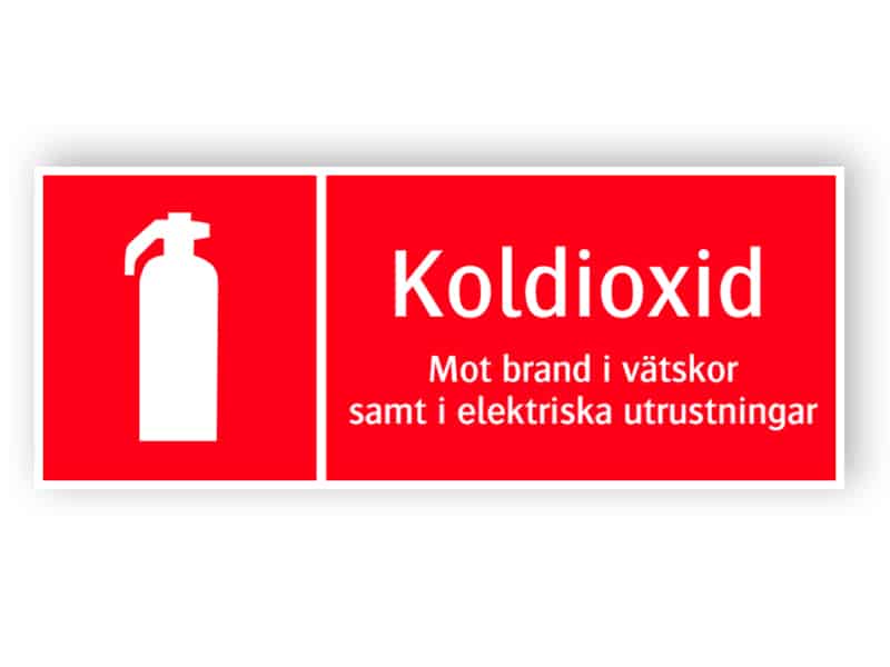 Brandsläckare koldioxid