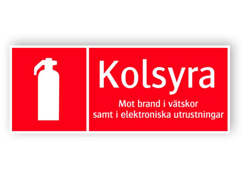 Brandsläckare kolsyra 1