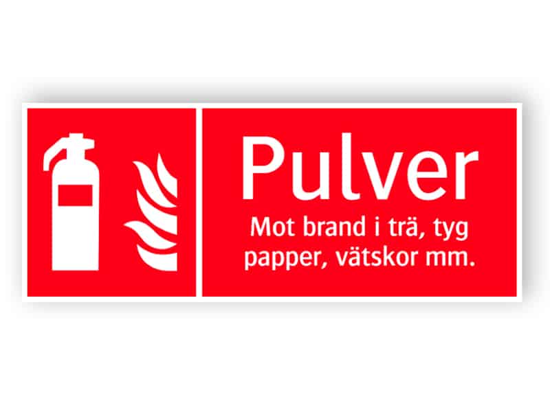Brandsläckare pulver 1