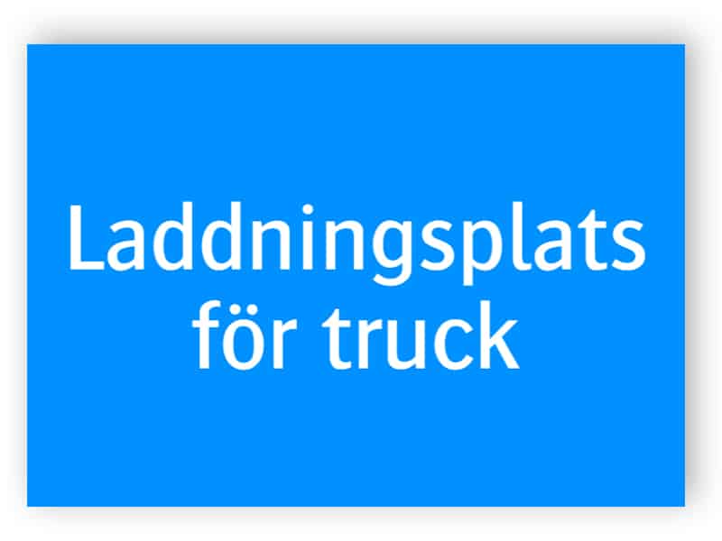 Laddningsplats för truck