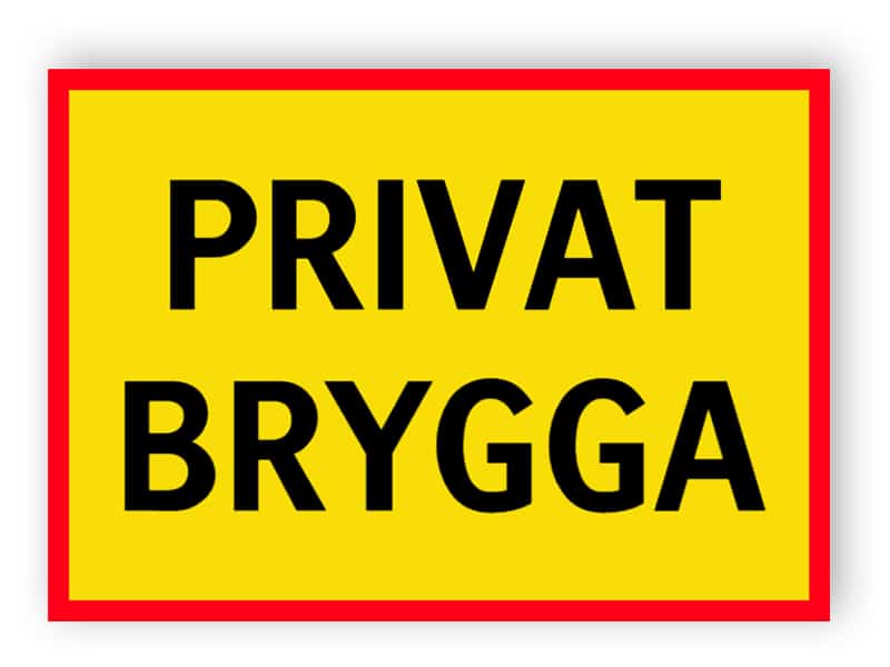 Privat brygga