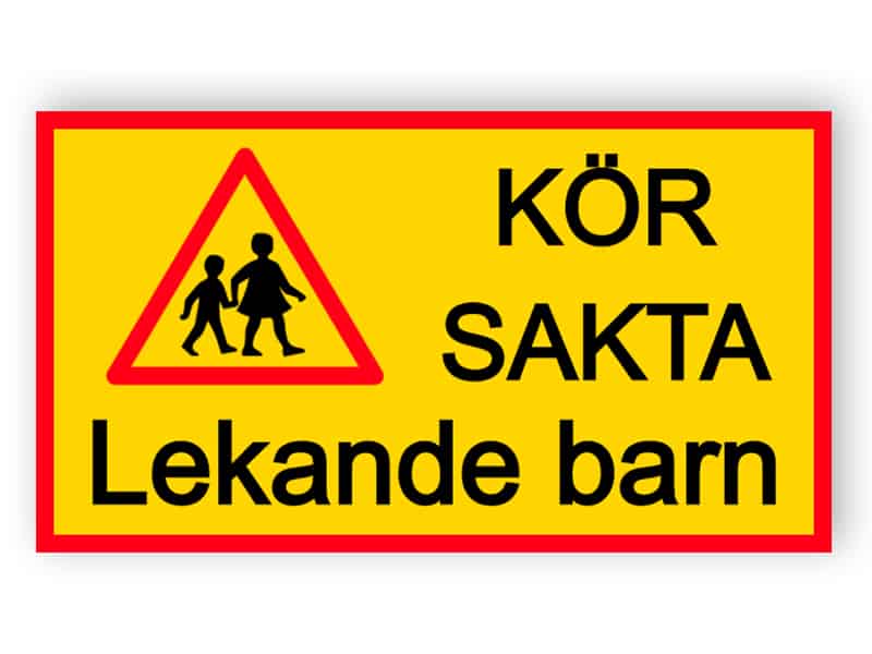 KÖR SAKTA - Lekande barn