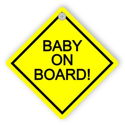 Bilskylt - Baby on board