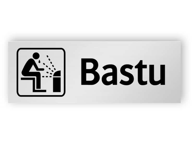 Bastu skylt