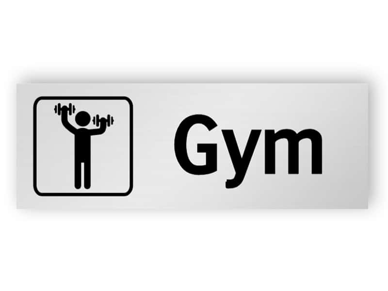 Gym skylt