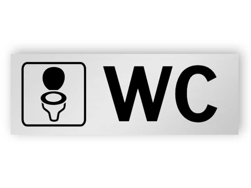 WC skylt