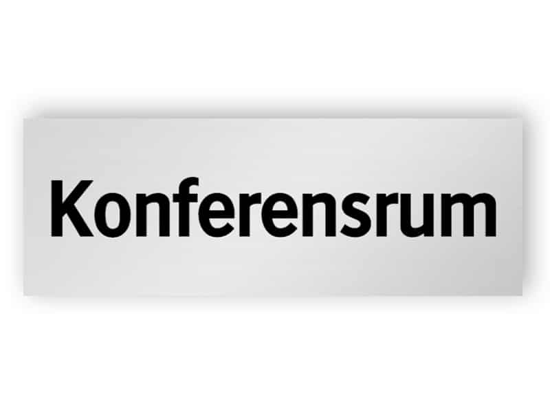 Konferensrum skylt