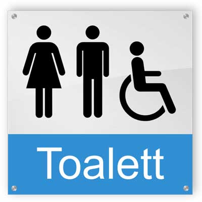 Toalett - Akrylskyltar 2