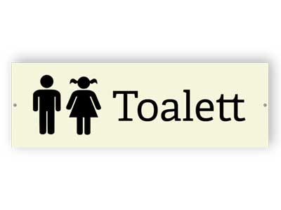 Toalett - Alu-komposit