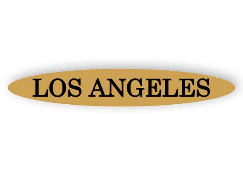 Los Angeles - guld tecken