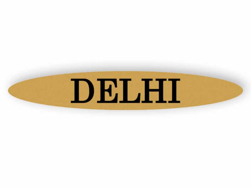 Delhi - Guld tecken