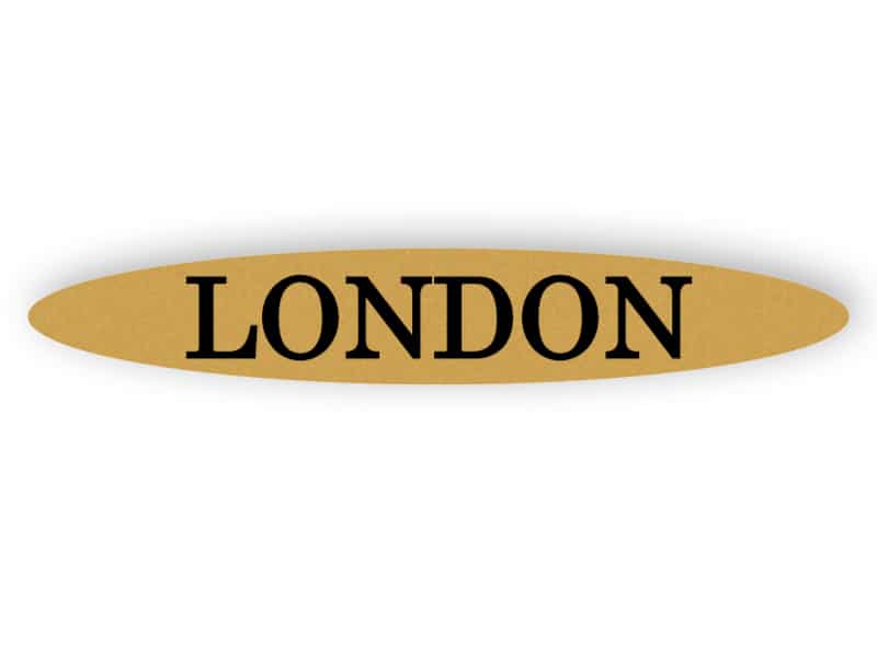 London - Guld tecken