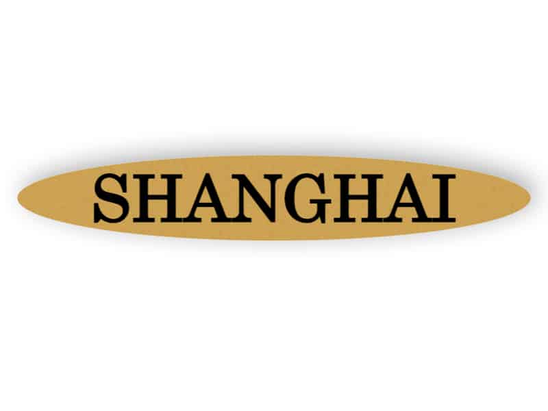 Shanghai - guld tecken