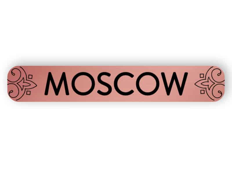 Moskva - rose guld märke