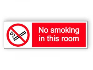 Rökning förbjuden i detta rum