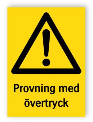 Provning med övertryck