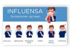 Influensa symptomer og tegn