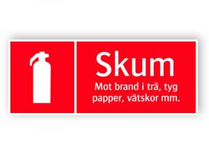 Brandsläckare skum 1