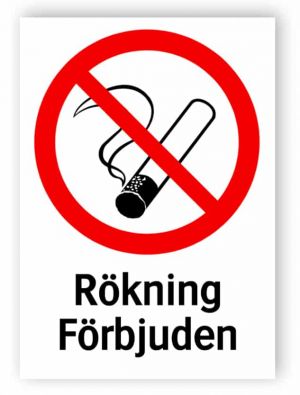 Rökning förbjuden 1
