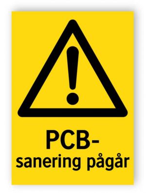 PCB-sanering pågår