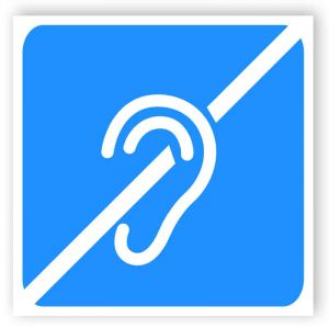 Funktionshindrade tecken - hörselnedsättning