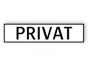 Privat - svartvitt