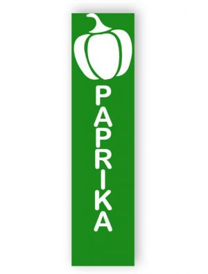 Grön paprika tecken