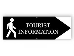 Turistinformation tecken