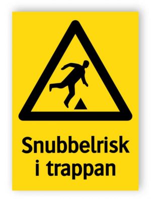 Snubbelrisk i trappan