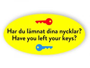 Har du lämnat dina nycklar?