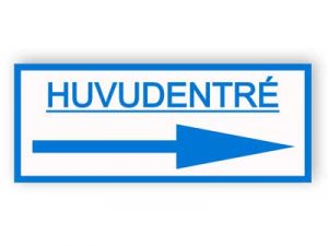 Ingång till höger