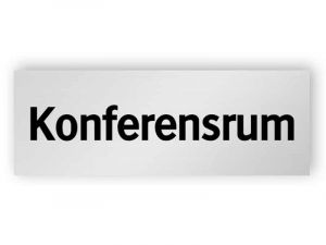 Konferensrum skylt