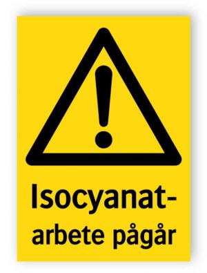 Isocyanat-arbete pågår