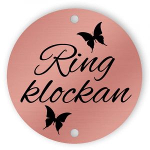 Ring klockan - Rose guld tecken