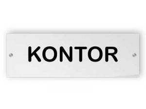 Kontor - Akrylskyltar