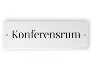 Konferensrum - Akrylskyltar