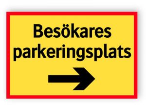 Besökares parkeringsplats