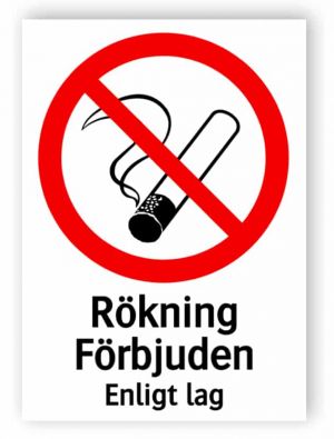 Rökning Förbjuden Enligt lag