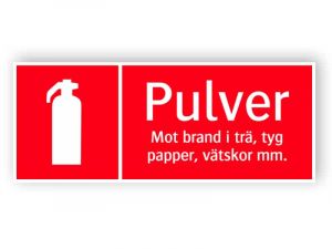 Brandsläckare pulver