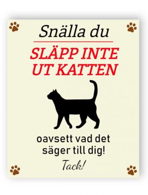 Kattskylt