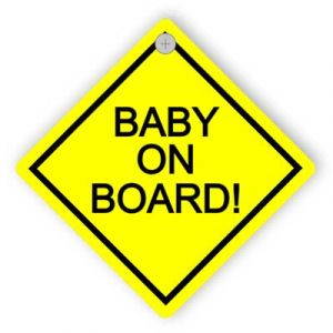 Bilskylt - Baby on board